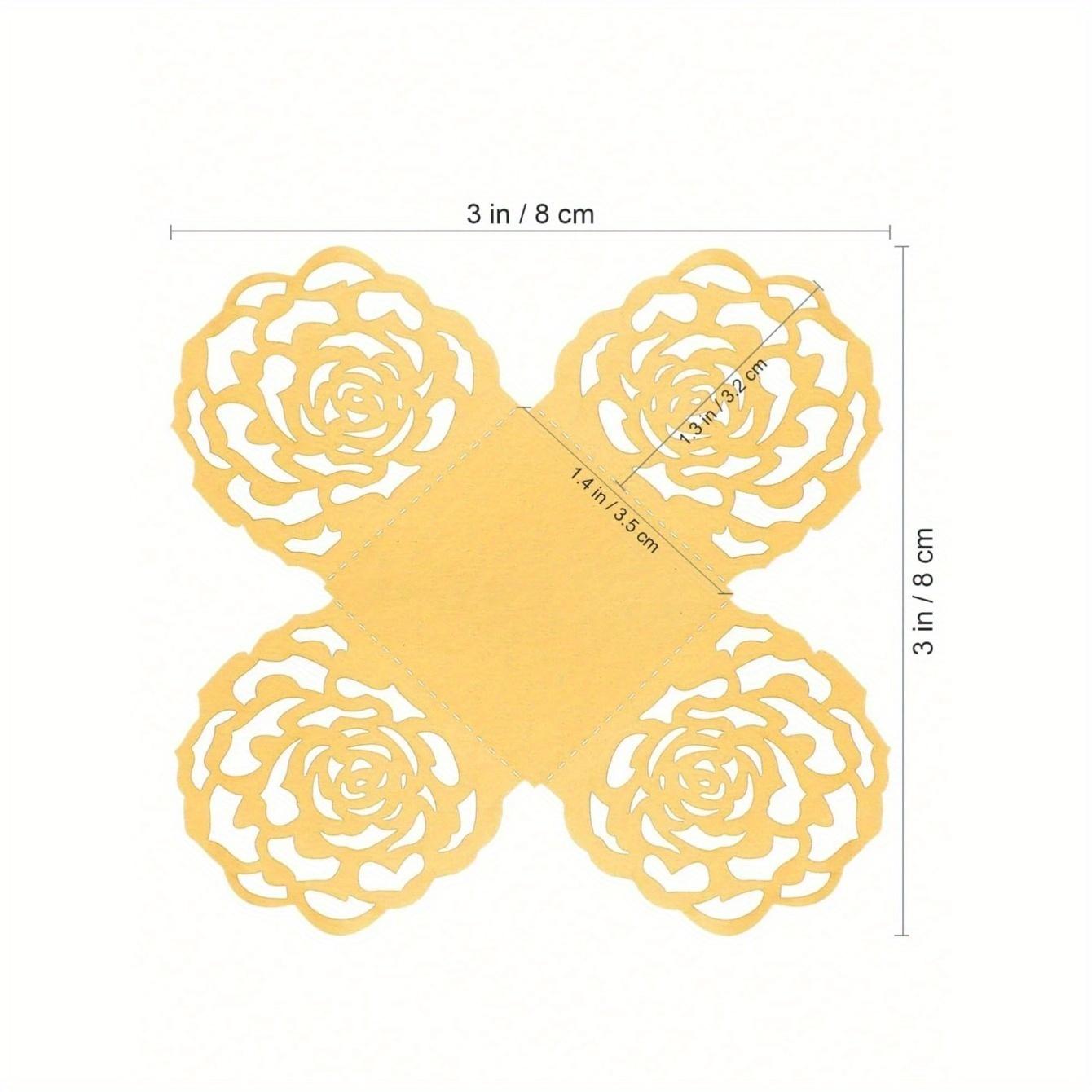 

Элегантная кружевная бумажная коробка для конфет, упаковка для шоколада, подарок для мамы, сувениры для вечеринки, свадебный декор, принадлежности для дня рождения Golden 50pcs разноцветный