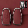 Metal Leather Car Key Case Cover For Geely Key Fob Cover Multicolor for Geely Coolray 2024 X6 Emgrand Global Hawk GX7 Keychain