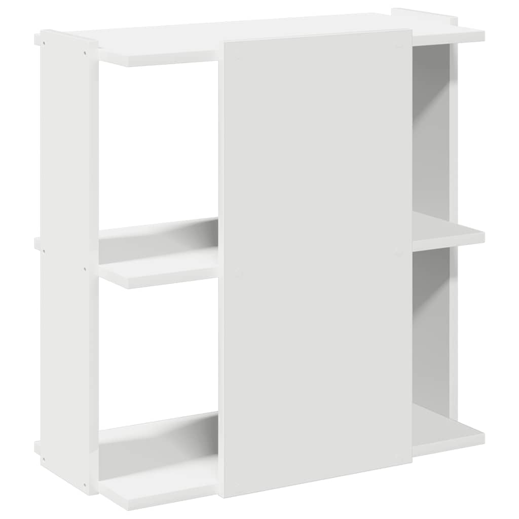 Vidaxl Regał 3-Poziomowy Biały 60X30X60 Cm Drewno Klejone