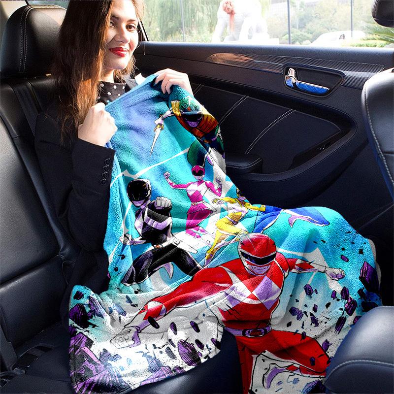 1pcPower Rangers Blanket - Soft and Comfortable for All Seasons - Perfect Gift for Fans of