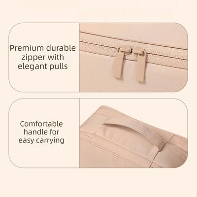 Multi-layer Bra Storage Bag Dustproof Thick Portable Socks Pouch Large Capacity Double-Sided Travel Underwear Organizer
