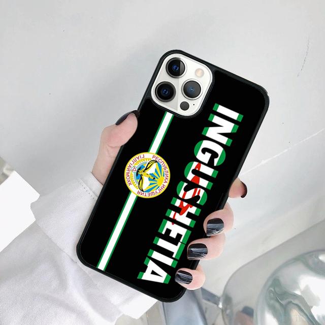Ingushetia Flag Phone Case Cover For iPhone 17 Air 16 15 14 SE 2020 11 12 13 Pro MAX Plus