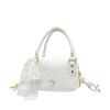 DIOR Bag [Customized Cosmetic Bag] Bai Xue Fanghua Niche High-End Sense Versatile Classic Trendy Retro Simple Fashion Polyester Fiber Portable Single