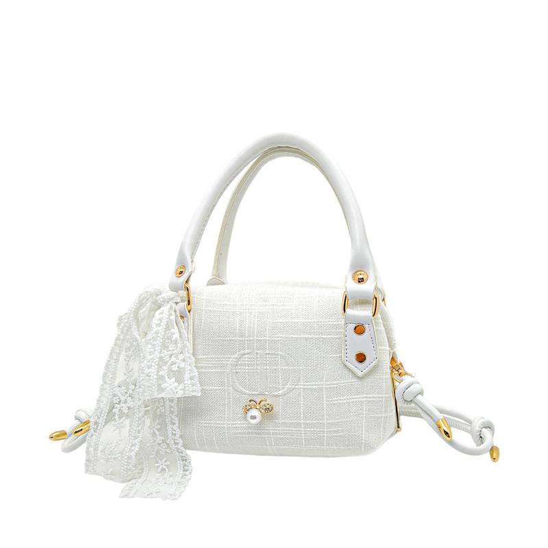 DIOR Bag [Customized Cosmetic Bag] Bai Xue Fanghua Niche High-End Sense Versatile Classic Trendy Retro Simple Fashion Polyester Fiber Portable Single