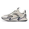 Anta Lifestyle Series Fabric Synthetic Leather Two-Layer Cowhide Shock Absorbing Non-Slip Breathable Lightweight Low-Top Casual Shoes 11918881-2