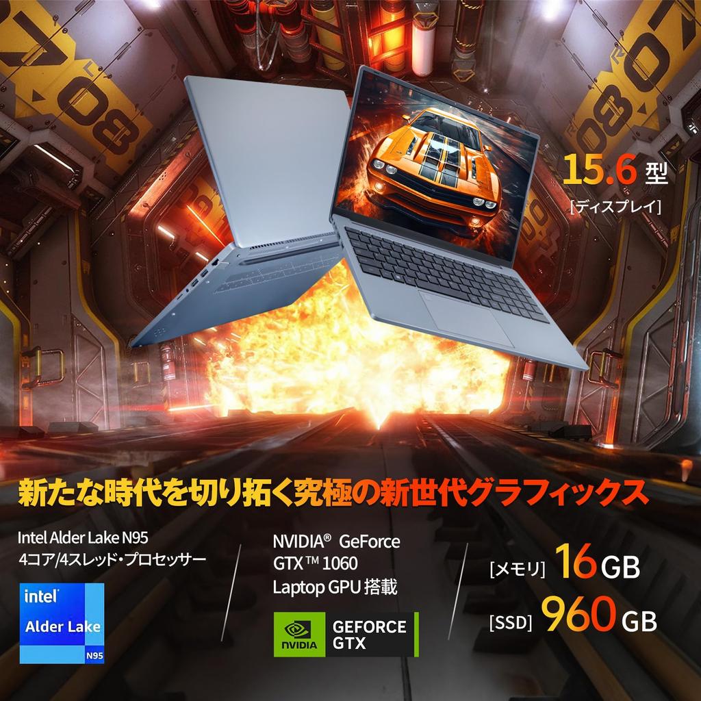 Laptop mit Office Win11pro Zoll Ganzmetallgehäuse 12. Generation N95 Nvidia 16GB 960G SSD numerisch Millionen Pixel Web von 15.6 GTX1060/DDR4