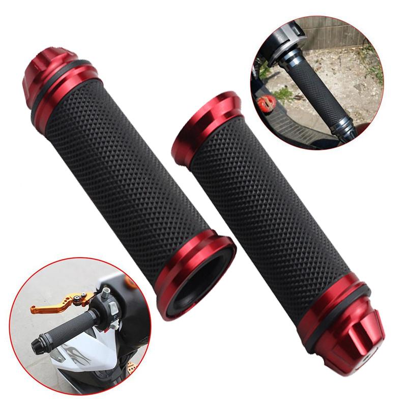 Motorcycle Grips Rubber Handlebar Universal Motorcross Bicycle Motorbike Scooter Modified Throttle Grip Moto Styling Accessories Throttles 2