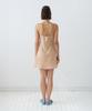 VEM.VER Check Strap Sleeveless Dress_Apricot