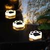 1/4PCS Solar Paw Outdoor Lights, IP65 Waterproof Lawn Lamp, Intelligent Light Control Lighting, for Garden Yard Camping Deco
