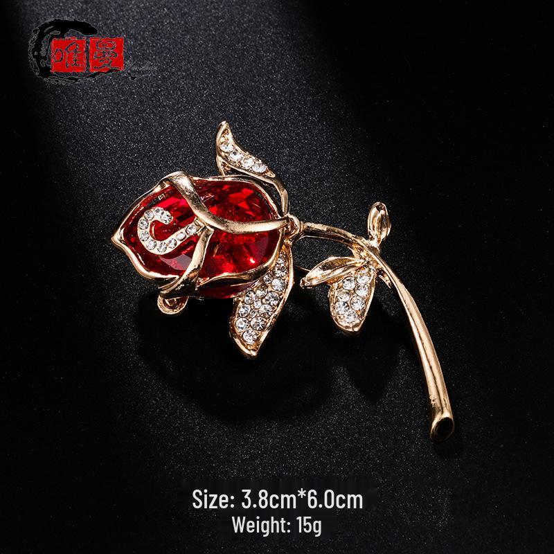 Mori Style Floral Brooch for Women's Cheongsam Suit - Creative Niche Design Corsage