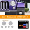 Car Headlight security Black Protective Film Taillight TPU adhesive film Sticker Accessore For Jeep Wrangler Gladiator 2008-