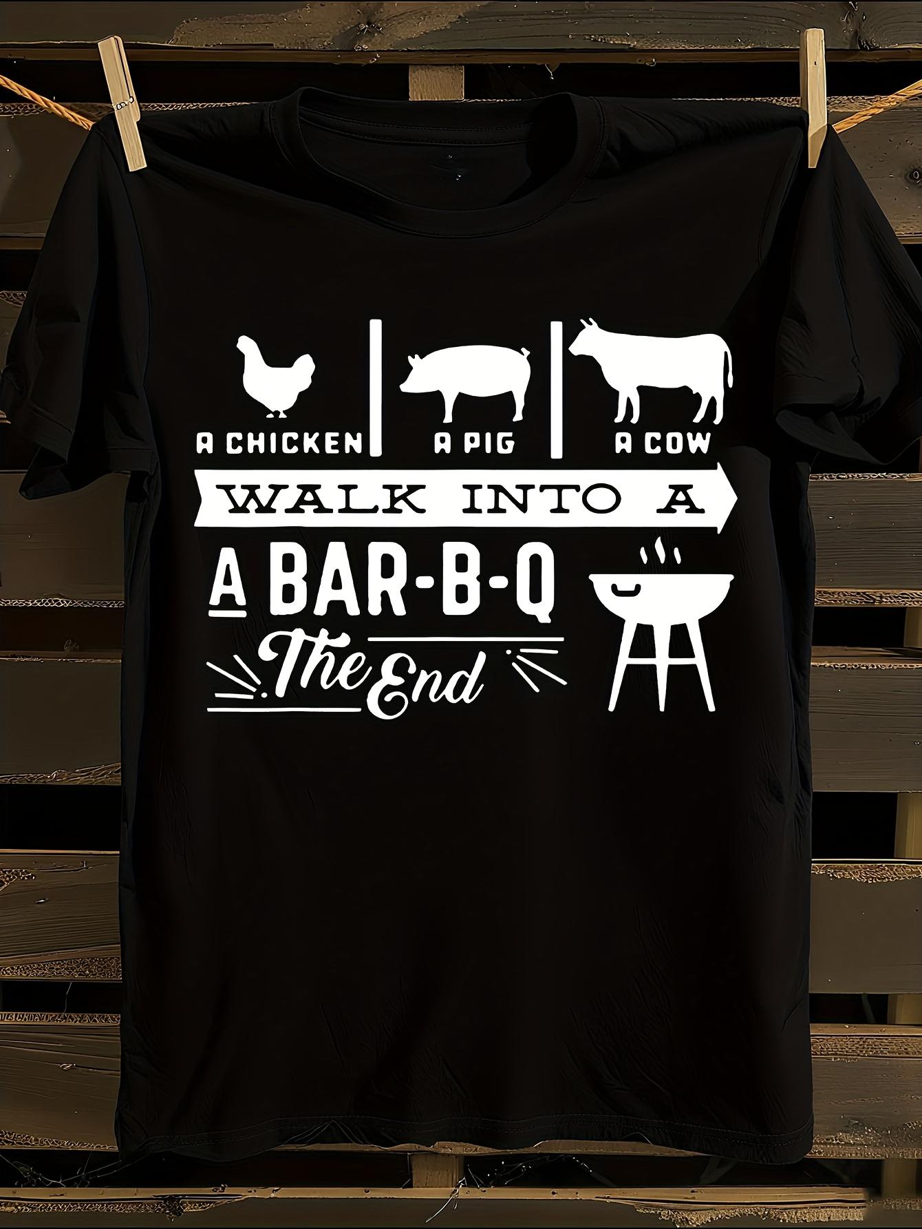 Funny BBQ Animal Pun Tshirt XXXXL