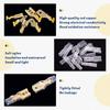 Insulating Crimp Terminal Gold Silver Wire Connector Insulating Sleeves Docking Terminal