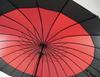 Santos Unisex Japanese Umbrella 24 Ribs 60cm NEW Snake Eyes Red x Black JK-146-01