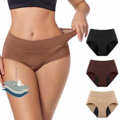 Heavy Flow Period Underwear for Panties Ladies Menstrual Women High Absorbency Leakproof Postpartum Briefs