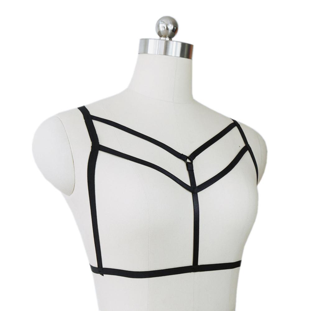 Cage Silhouette Hollow Cage Bra Harness Bralette Bandage Bustier