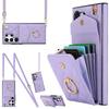 Crossbody Phone Case for Samsung Galaxy S23 S21 FE S25 Edge S24 S26 Ultra S22 Plus A16 A55 A15 A54 Wallet with Card Holde Cover