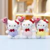 Sweet Plush Doll Cute Keychain With Balloon Design In Colors Vibrant