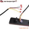 Car LED Rear Reflector Fog Lamp for Toyota Raize 2019 2020 2026 2026 Brake Light Rear Bumper Turn Signal Lamp