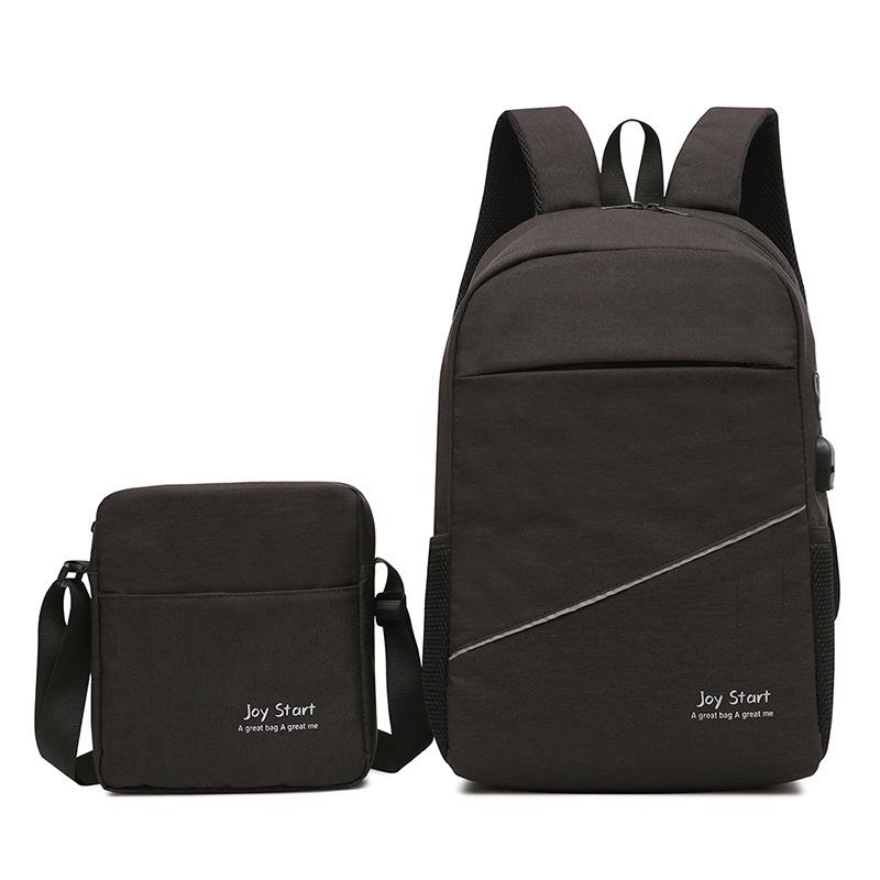 

Pass Simple Leisure Travel Backpack Men S Laptop School Bag чорний
