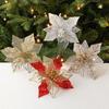 Julblomma Tyg+Plastblomma Diameter 18cm