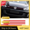 New Auto Front Grille Anti-scratch Vinyl Stickers Decals Accessories For Volkswagen GTI R-Line R Polo T5 Golf Passat Sciroc