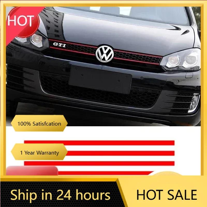New Auto Front Grille Anti-scratch Vinyl Stickers Decals Accessories For Volkswagen GTI R-Line R Polo T5 Golf Passat Sciroc