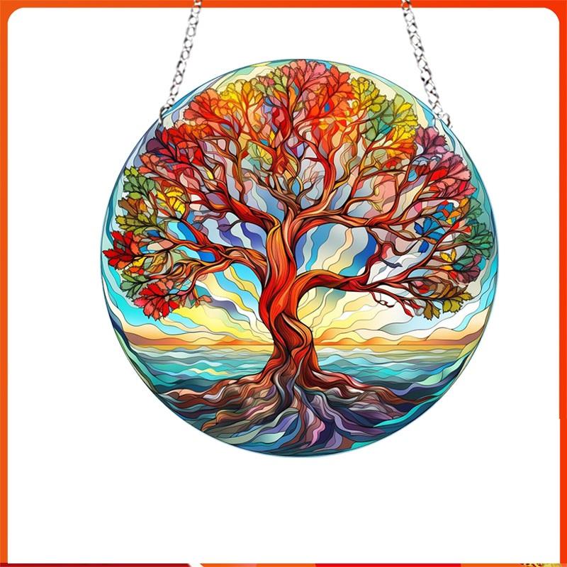 Abstract Style Life Tree Window Decoration Pendant