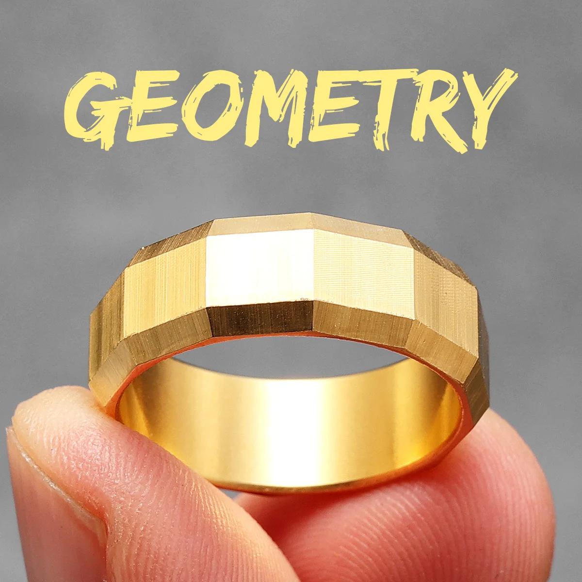 

Геометрические огранки мужские кольца из нержавеющей стали винтажные роскошные простые панк-новинки для женщин ювелирные изделия модные аксессуары подарок 8