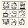 Cartoon Wood Rubber Stamp Lovely Cats Stamp Decorative Stamp Animal Stamp for Card Making