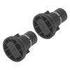 2 Stück Einsatz Endkappe PA66 Wasserdichte Rohrendkappe für Betteri Mini Wechselrichterbuchse