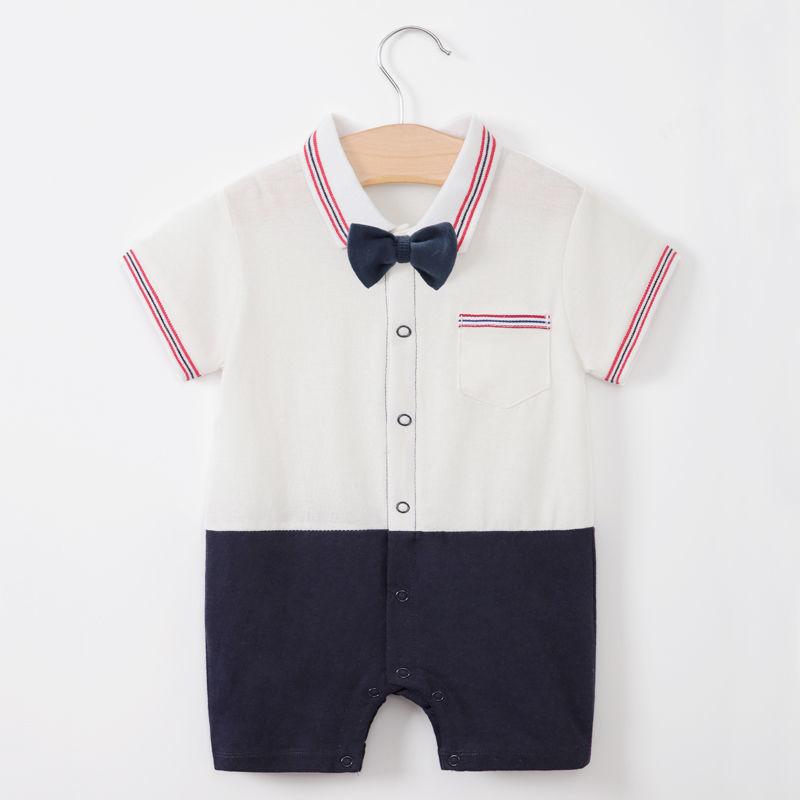 Luna llena Cien días Ropa de bebé Niño Vestido de un año Bebé Vestido de  verano Delgado Manga corta Puro algodón Caballero de una sola pieza comprar  a buen precio — entrega