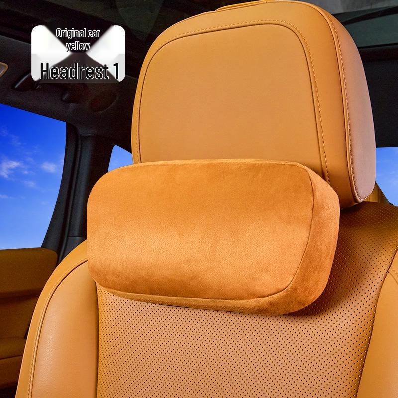 Ideal Headrest & Lumbar Support Pillow for L6L7L8L9 Car Seats - Neck & Back Comfort