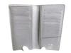 Authentic LOUIS VUITTON Gray Taiga Leather Flap Bill Wallet Portefeuille Long #a564 Refurbished