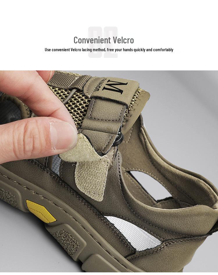 Men's 2025 Summer Closed-Toe Outdoor Water Sports Sandals