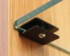 Stainless Steel Semicircular Square Glass Clamp Shelf Bracket