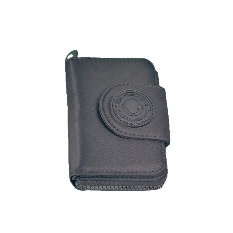 

Wallet for Men and Women, Short Style, Women s Black Wallet, New High-End Feel, Card Holder, Small Wallet, Leather PU Clutch Card Case чорний