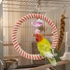Wear-Resisting Parrot Swing Ring Cloud Star Ornament Parrot Perch Bird Toy Swing  Indoor