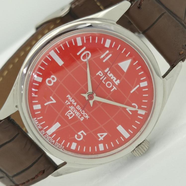 

USED HMT PILOT INDIAN MENS MECHANICAL WATCH a415082-1 Sku010-a415082