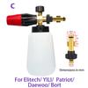 Pressure Washer Foam Cannon Car Washer Snow Foam Lance Car Clean Soap Foam Wash for Karcher Interskol Huter Stihl Parkside
