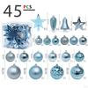 Christmas Balls Ornaments Hanging Decorative Bauble Shatterproof Tree for Wedding