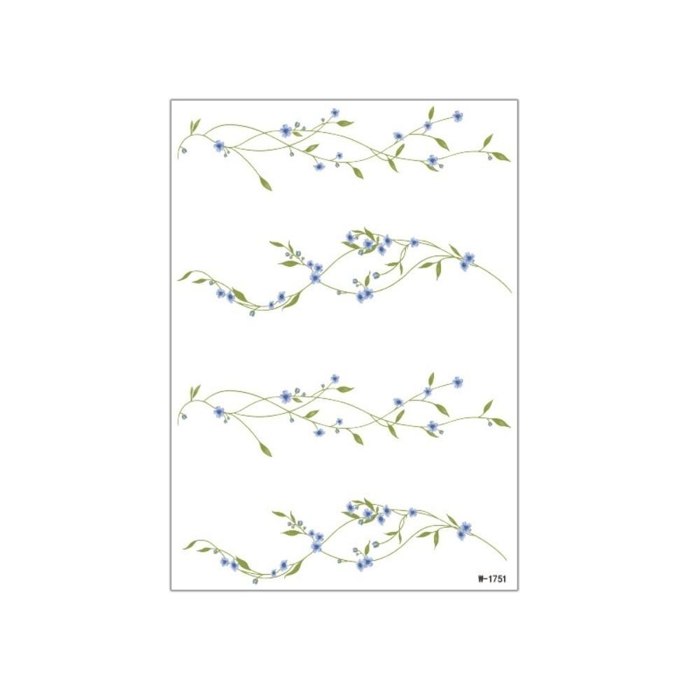 Realistic Rose Stickers Tattoo Stickers Disposable Elf Fairy Makeup Stickers  Body Art