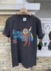 Vtg 1992 The Allman Brothers Band Czarny Unisex Koszulka Nadruk Pełny Rozmiar S3XL