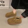 thick-soled velvet all-inclusive women's new autumn and winter Doudou Boken cotton shoes snow boots