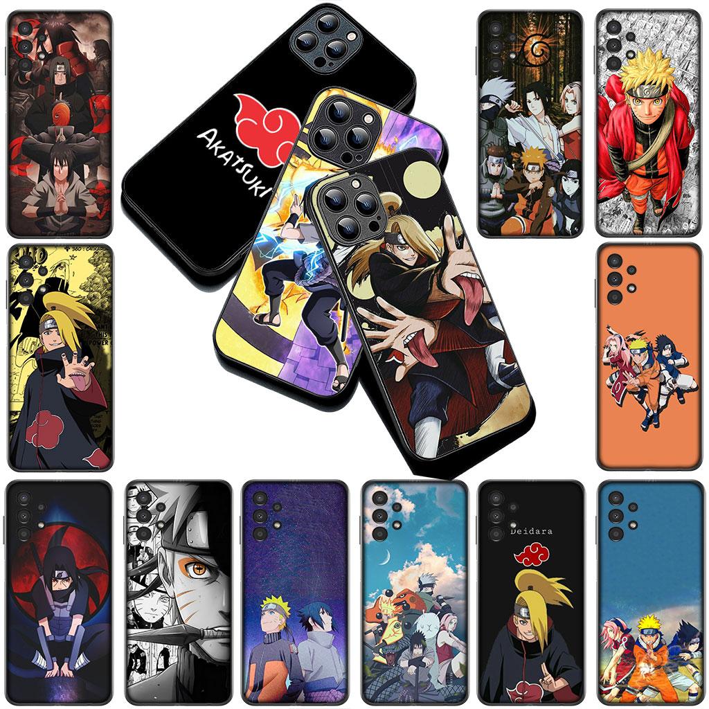 Narutos Uchiha Sasuke Deidara Silicone Phone Cover for Apple iPhone 17 Air 12 13 Pro Max Mini ProMax 7 + 8 Plus Soft Case