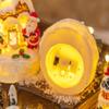 Christmas Led Light Ornaments Santa Castle Snow House Luminous Crafts 2026  Year Kid Gift Xmas Party Home Decor