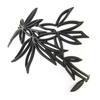 Les Trésors De Lily [P0701] - Black 'Batucada' Designer Bracelet (Bamboo)