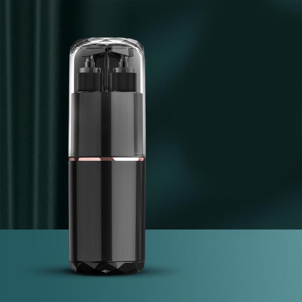 5PCS Set Travel Toothbrush Storage Box Multifunctional Portable Toothpaste Travel Case Black