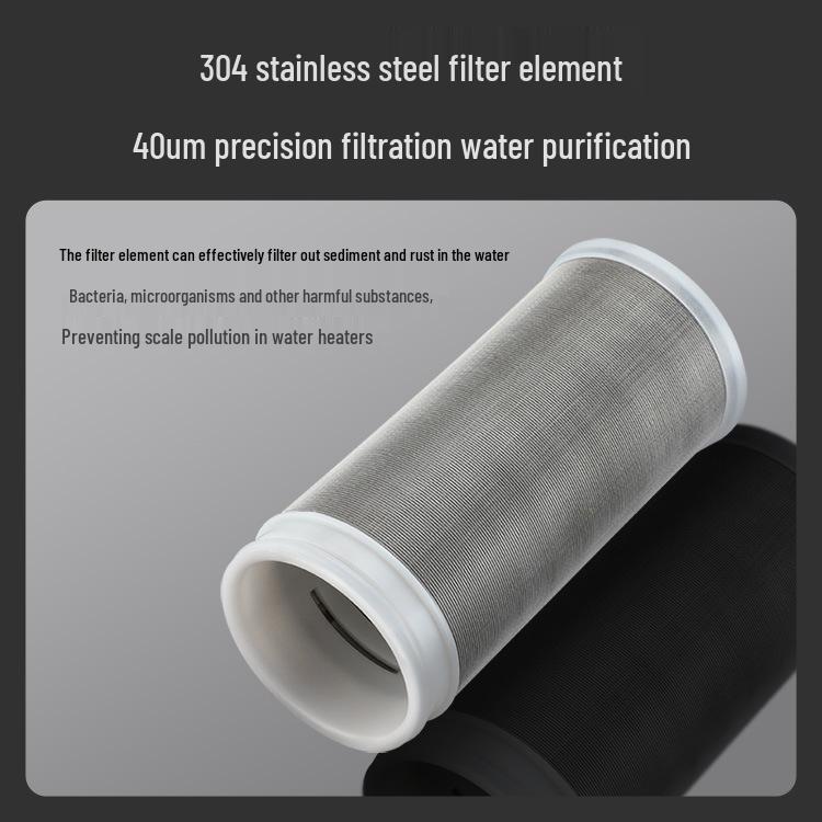 Miedziana Deszczownica i Bateria z Oczyszczaczem Wody ze Stalowym Filtrem i Odkamieniaczem