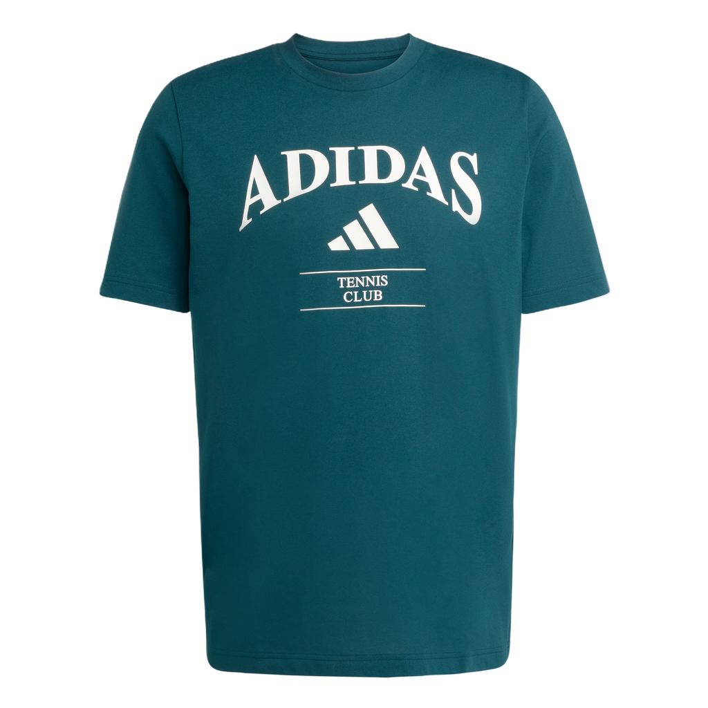 Adidas Heritage Graphic Tee Comfortable Fashion Trendy Versatile Short Sleeve T-Shirt Men Tops Aurora-Ivy-Green KA0997